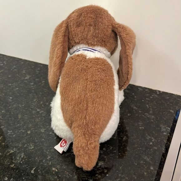 TY Dog Plush “Sherlock” the Basset Hound - Classics Collection 1997 - Picture 3 of 7